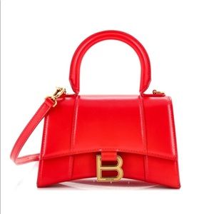 Balenciaga Hour glass bag red